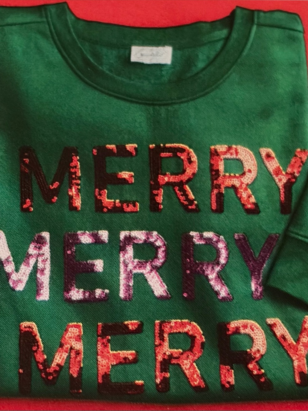 Merry sparkle sweatshirt